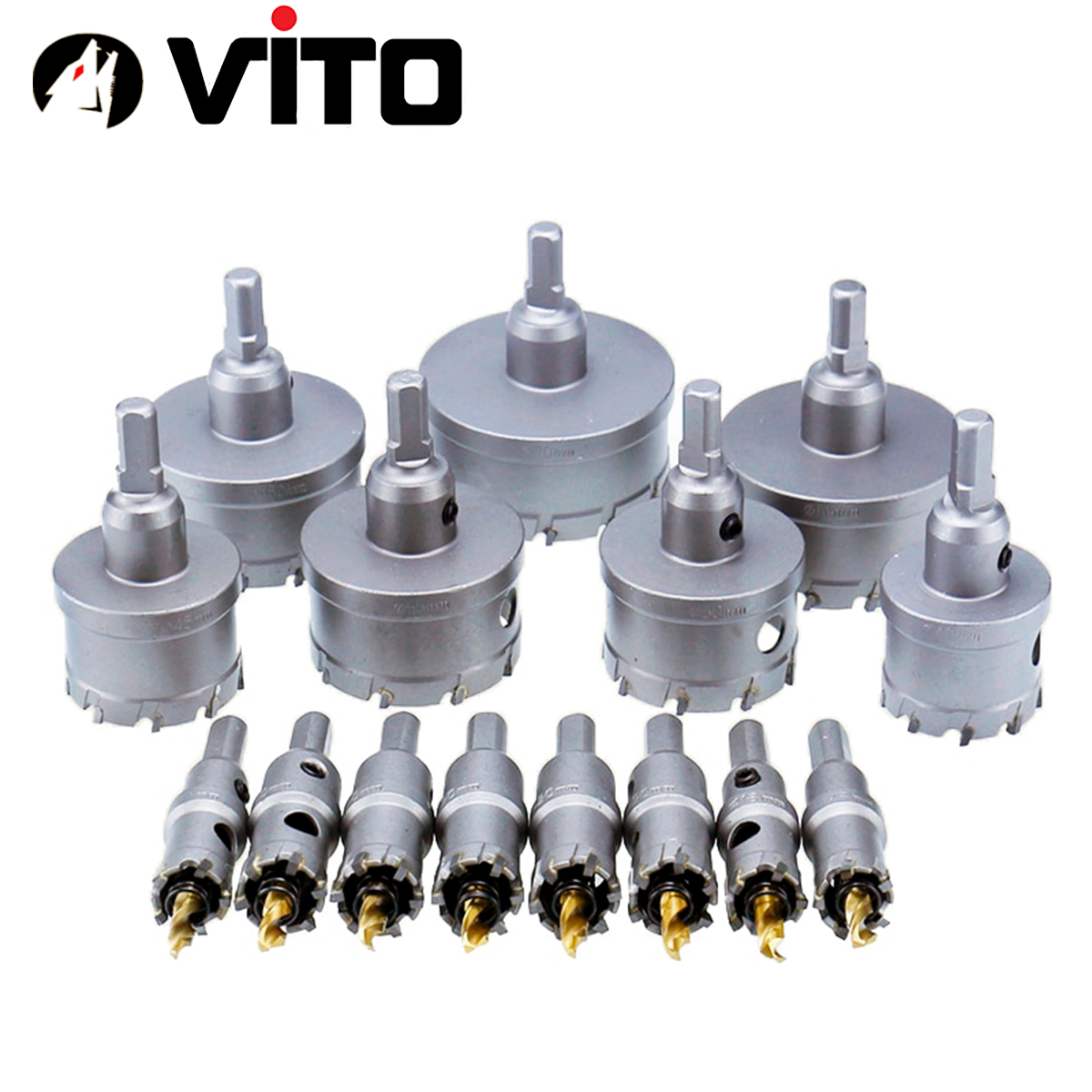 Mũi Khoét Inox, Sắt,Thép VITO Chất Liệu Hợp Kim TCT Đúc Nguyên Khối Chuyên Dụng