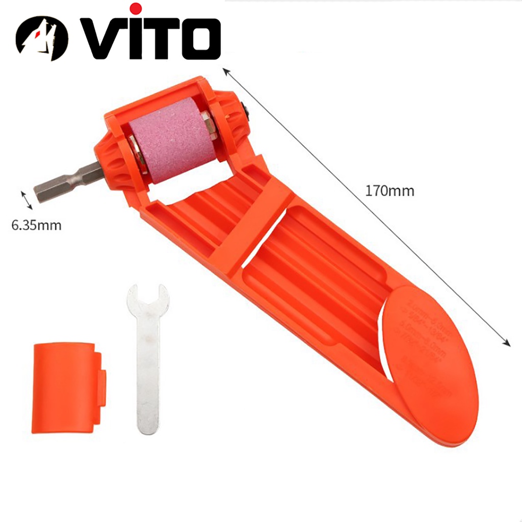 Dụng Cụ Mài Mũi Khoan Cầm Tay Kích Thước 2-12.5mm VITO Chuôi Lục Giác