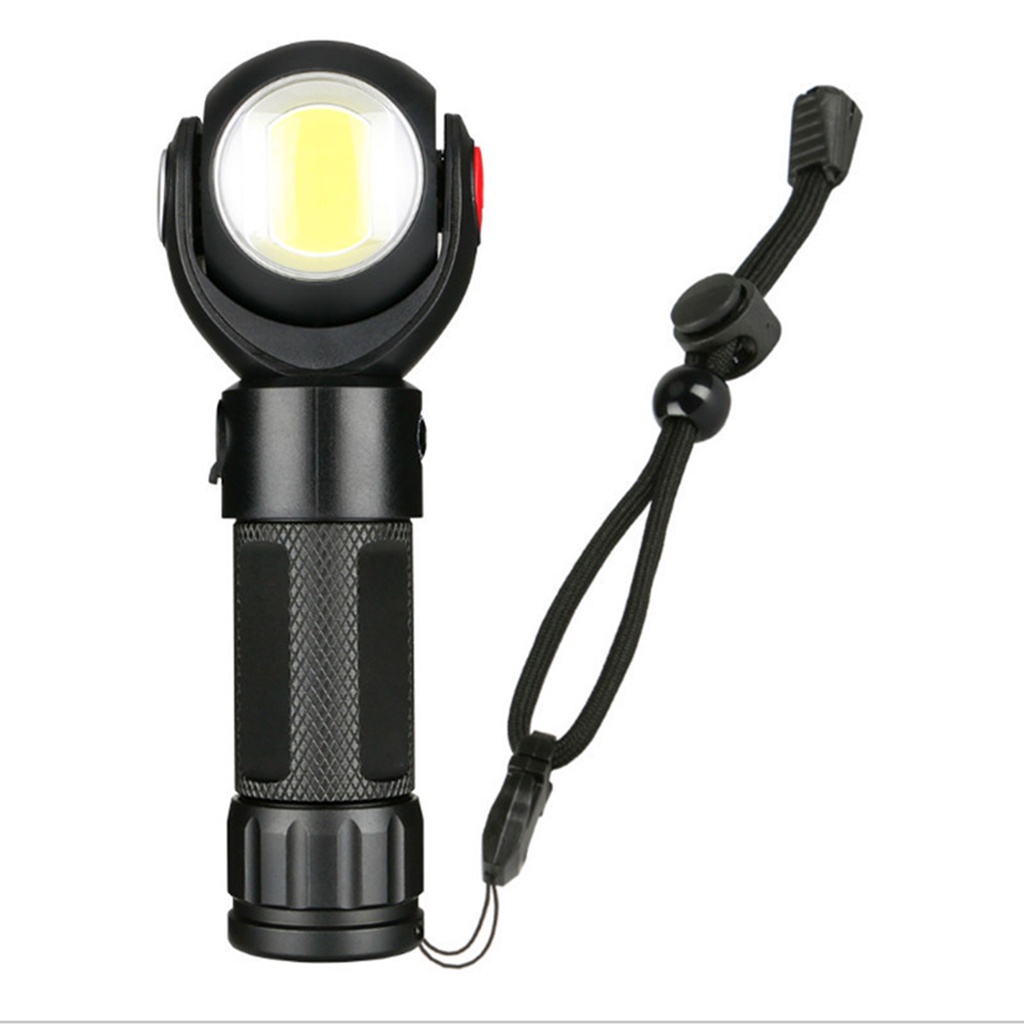 Đèn Pin LED COB + T6 Đế Nam Châm Chống Nước Xoay 360 Độ Tiện Lợi