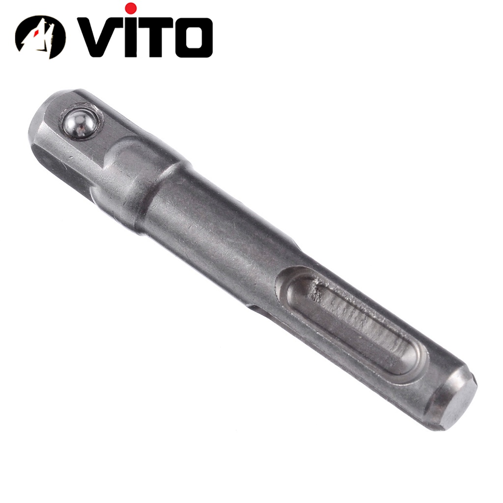 Set 3 Đầu Chuyển Chân SDS Plus Máy Khoan Bê Tông Sang Đầu Bulong 1/4" 3/8" 1/2" VITO