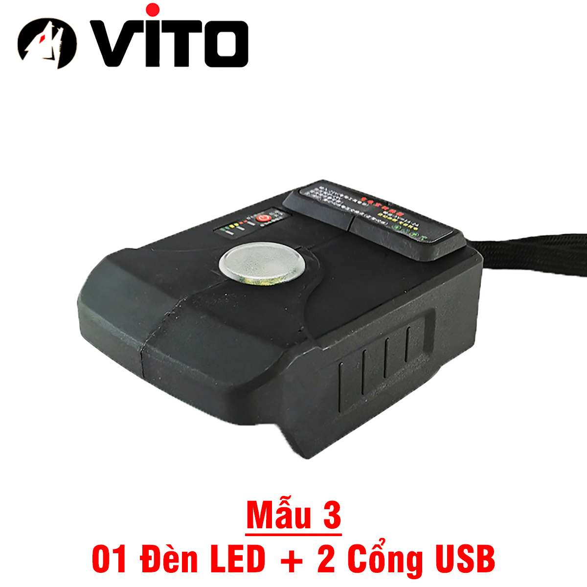 Đế Chuyển Pin Chân MAKITA VITO 5S 21V Sang USB