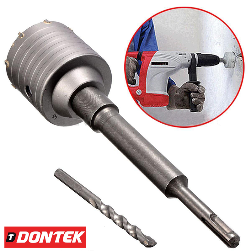 Mũi Khoan Rút Lõi, Khoan Khoét Bê Tông, Tường Chân SDS Plus Chắc Chắn DONTEK