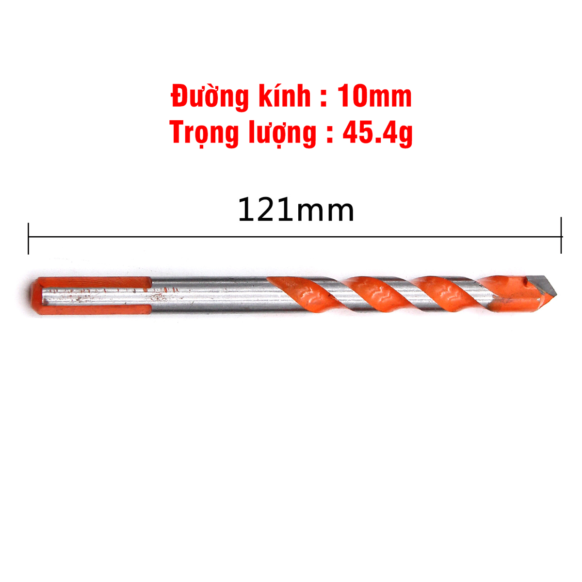 Mũi Khoan Đa Năng 2 Cạnh Chân Tam Giác VITO Khoan Tường, Kính, Đá, Gạch Men