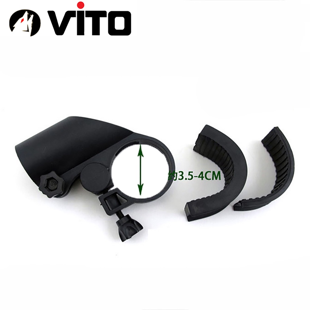 Giá Kẹp Đèn Pin Gắn Ghi Đông, Tay Lái Xe Đạp VITO