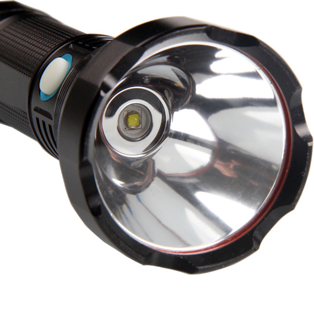 Đèn Pin Siêu Sáng LED T40 Dùng Pin 18650/26650 Có Cổng Sạc USB