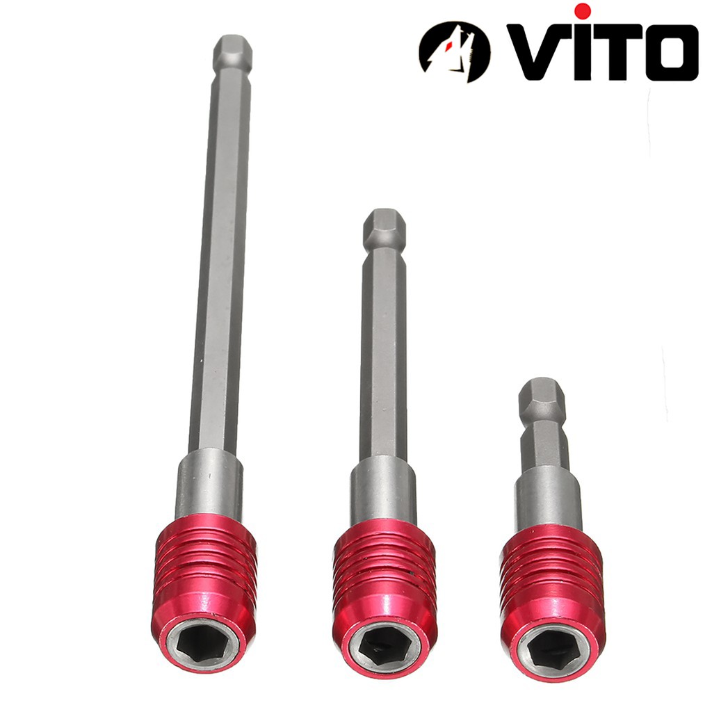 Bộ 3 Đầu Nối Dài Vặn Vít VITO Có Chốt Gài Chống Rớt Loại Đẹp