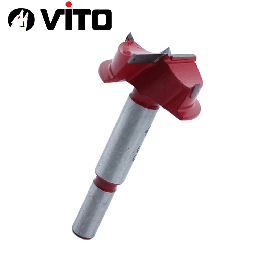 Mũi Khoan Khoét Gỗ Bản Lề Bật 35mm VITO Có Gờ Giới Hạn Độ Sâu