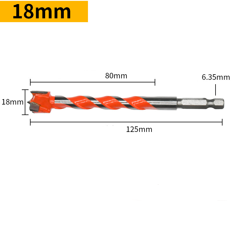 Mũi Khoan Khoét Lỗ Gỗ, Nhựa VITO Lưỡi Hợp Kim 16-25mm Chuôi Lục Giác