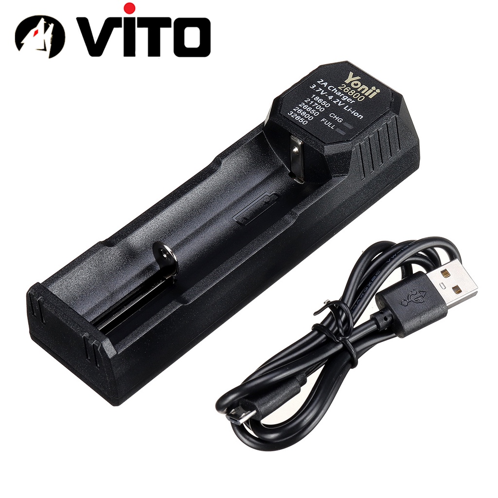 Sạc Pin Yonii C2000 Lithium 26800/32650/26650/21700/18650 MicroUSB 2A 3.6v 3.7v 4.2v