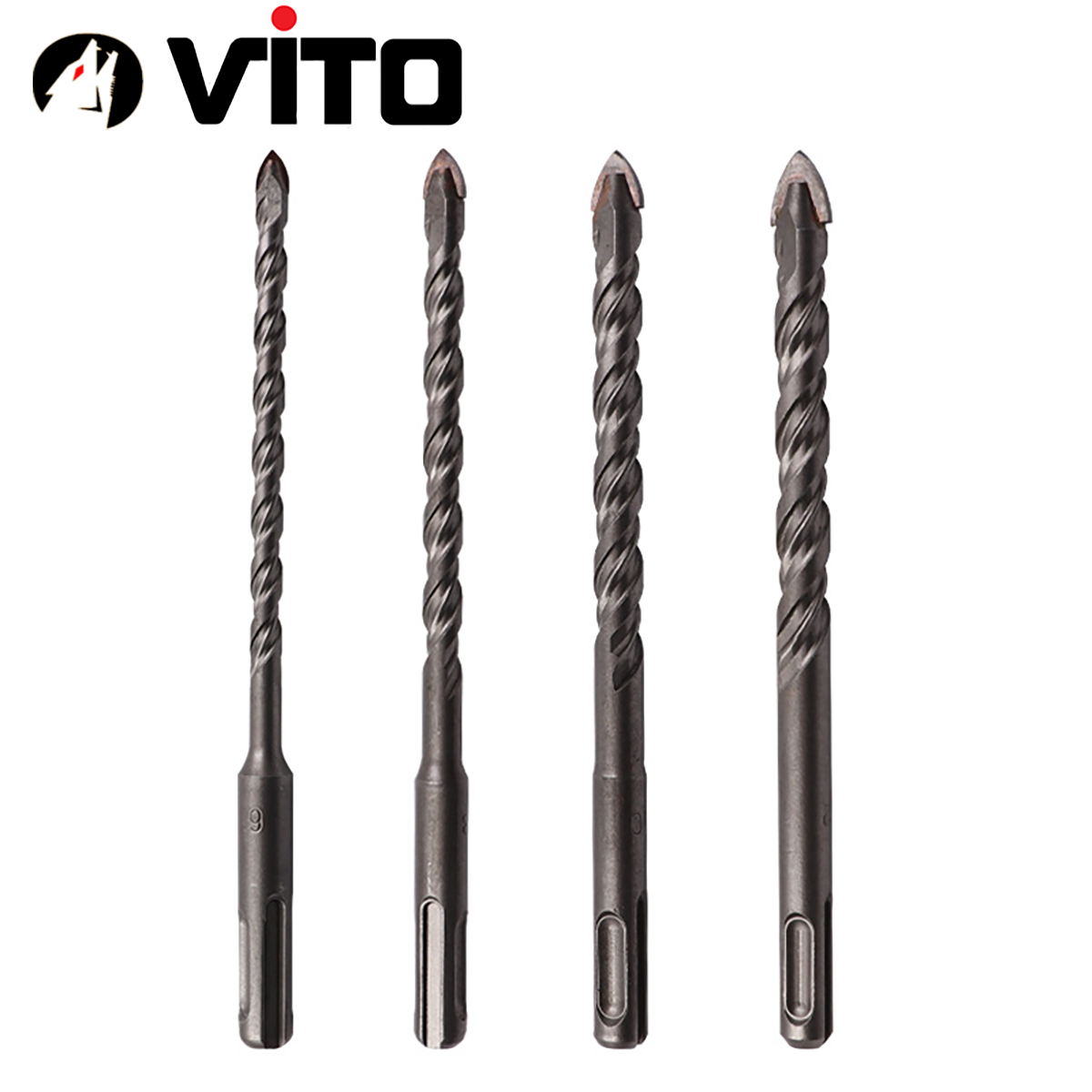 Mũi Khoan Chuôi Gài SDS Plus VITO Đa Năng Khoan Gạch Men, Gỗ, Kính Các Kích Thước