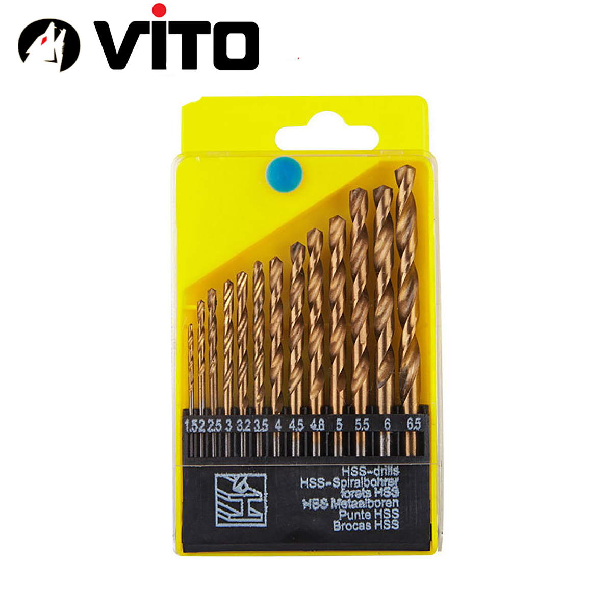 Bộ Mũi Khoan Xoắn Chân Tròn Thép Gió HSS Có Hộp Đựng (Chọn Phân Loại)