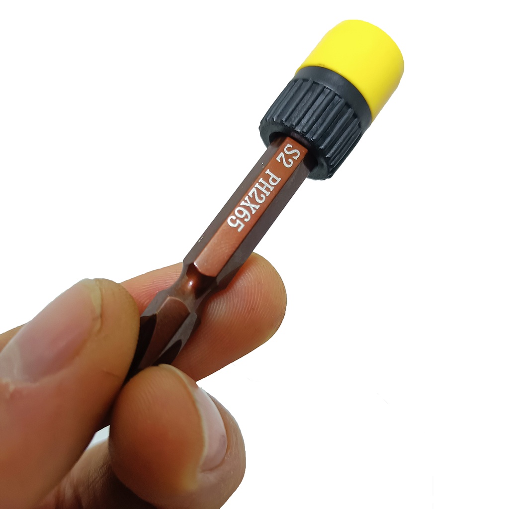 Hộp 10 Mũi Vít 4 Cạnh VITO Có Nam Châm Trợ Lực Dài 65mm