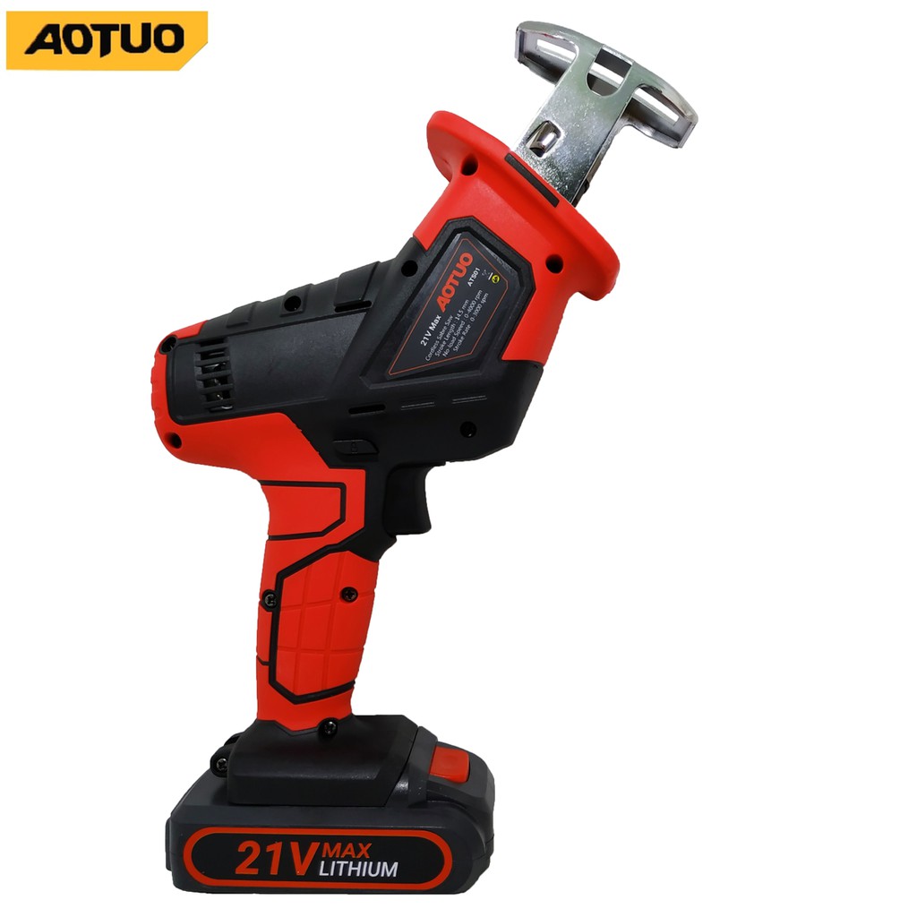 Máy Cưa Kiếm Dùng Pin 21V AOTUO Tặng Kèm Lưỡi Cưa