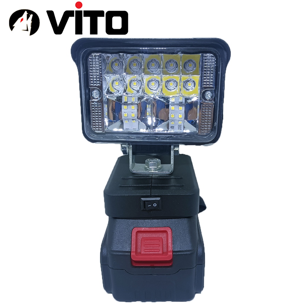 [KHÔNG PIN] Đèn Pin 3/4/5/7 Inch LED VITO Dùng Pin MAKITA Sử Dụng Pin Máy Công Cụ