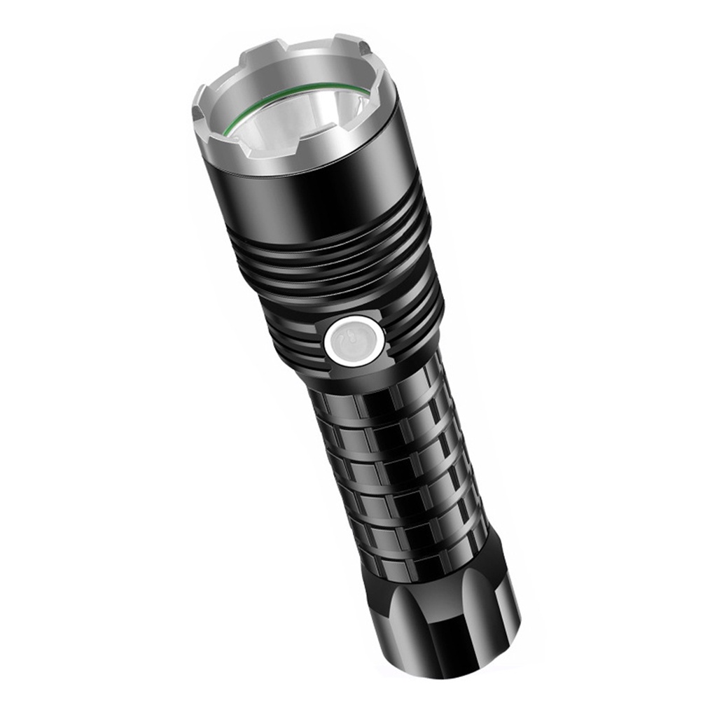 Đèn Pin Siêu Sáng Đầu Tác Chiến LED P50 Dùng Pin 26650/18650 Tích Hợp Cổng Sạc