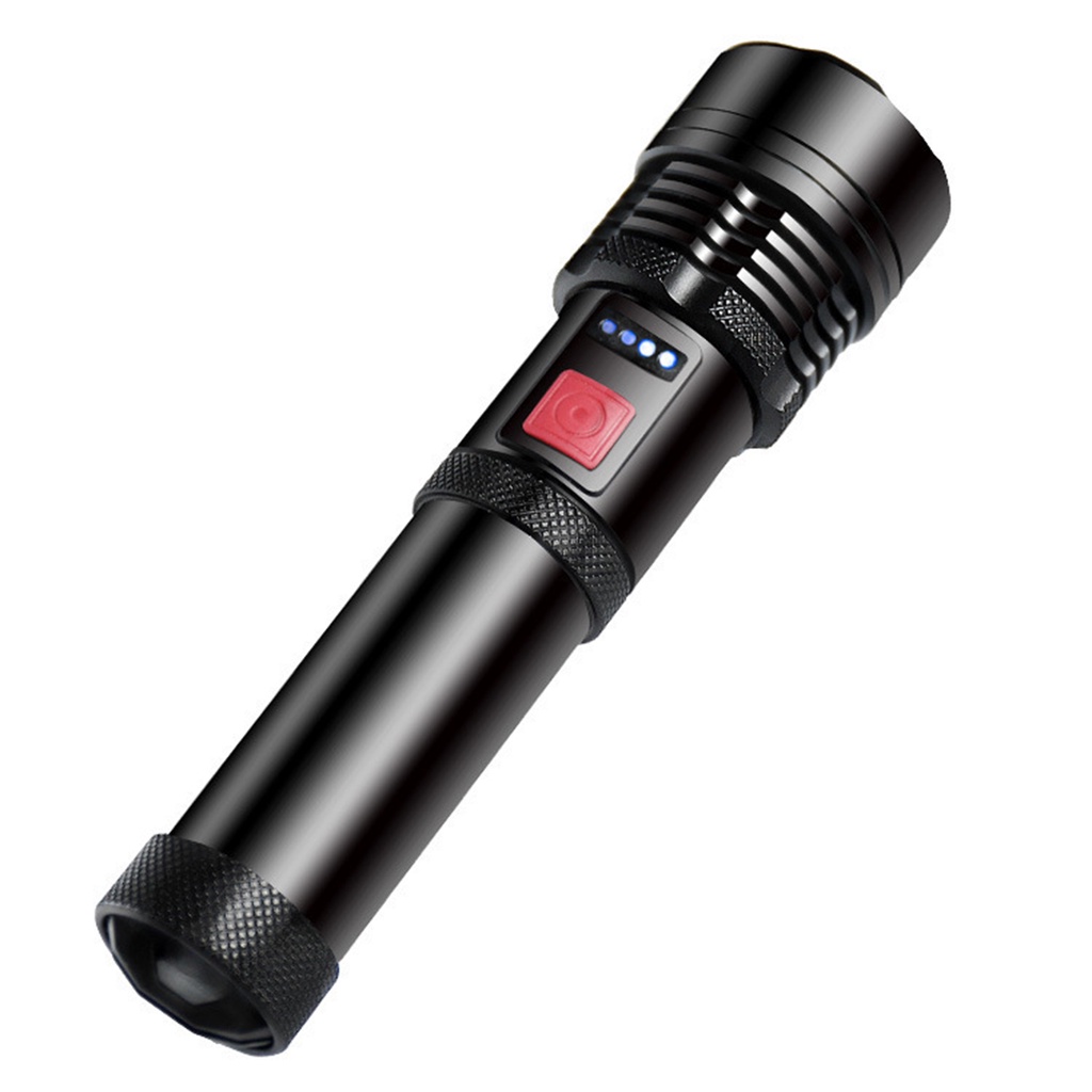 Đèn Pin Siêu Sáng Pin Tích Hợp LED P50 Dùng Pin 26650/18650 Có Cổng Sạc USB