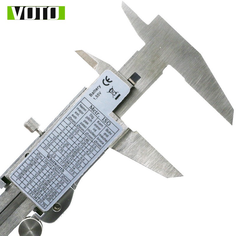 Thước Kẹp Điện Tử Thép Không Gỉ Dài 150mm Đa Năng Hộp Nhựa