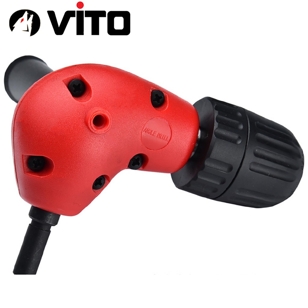 Bộ Chuyển Hướng Khoan, Bắt Vít Góc 90 Độ Đầu Măng Ranh Có Tay Cầm VITO