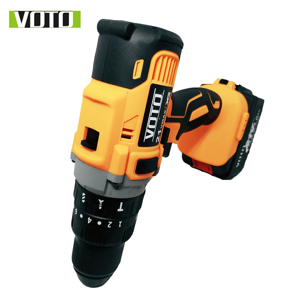 Máy Khoan Pin VOTO 21V 3 Chức Năng Động Cơ 775 Đầu Kẹp 13mm