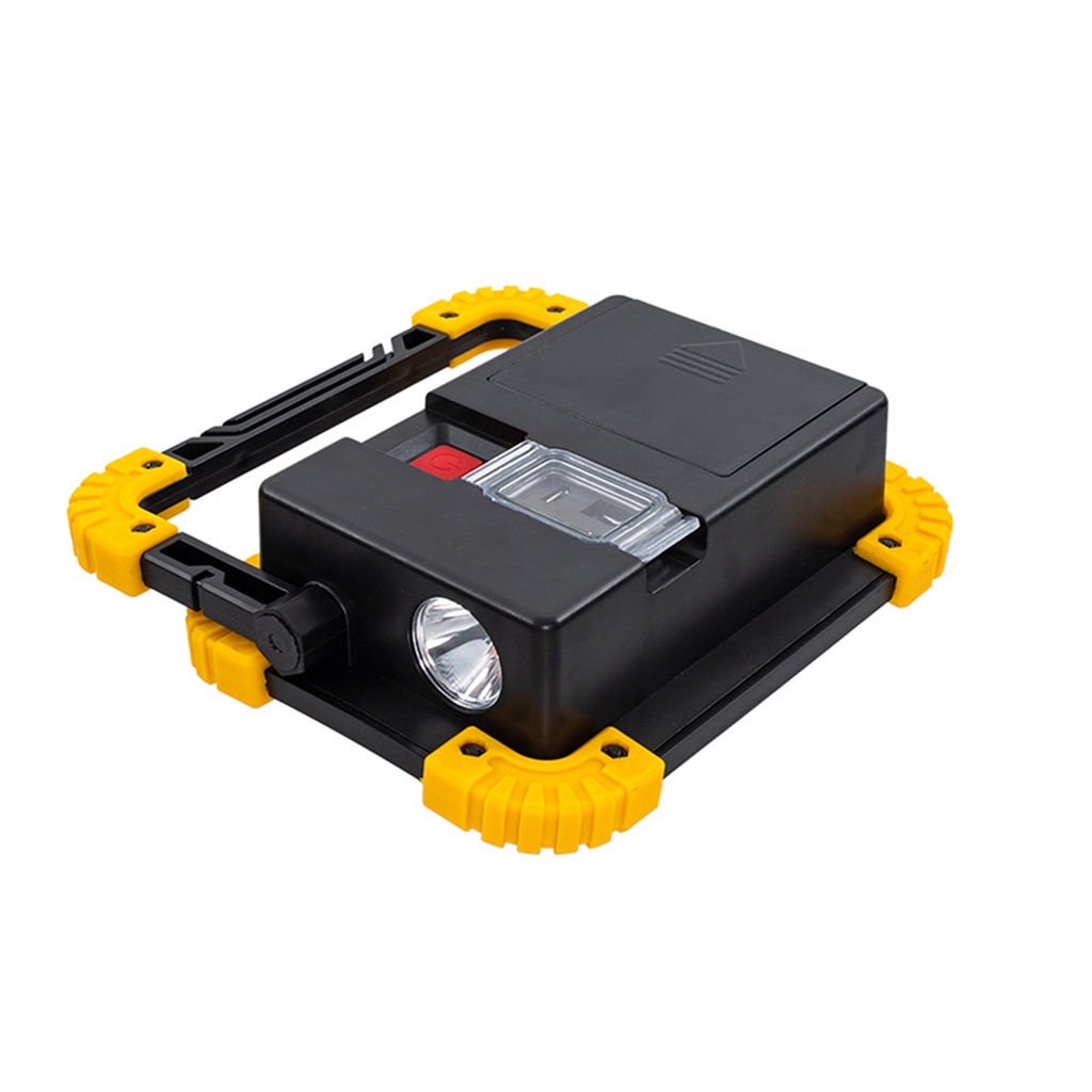 Đèn Pin 2 LED COB + 1 LED T6 Cạnh, Có Cổng Sạc Điện Thoại, Sử Dụng Pin 18650/AA