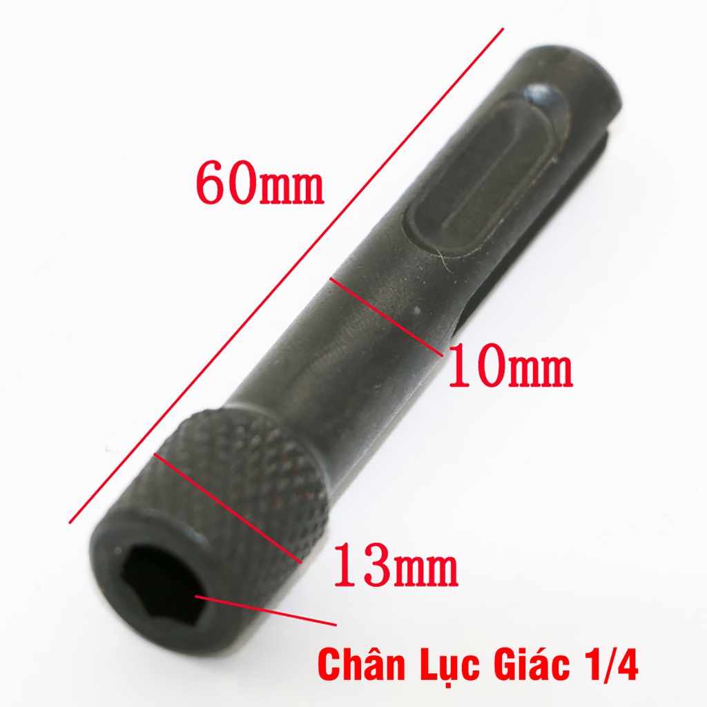 Đầu Chuyển Đổi Chân SDS Plus Máy Khoan Bê Tông Sang Chân Lục Giác 6.35mm Bắn Vít VITO