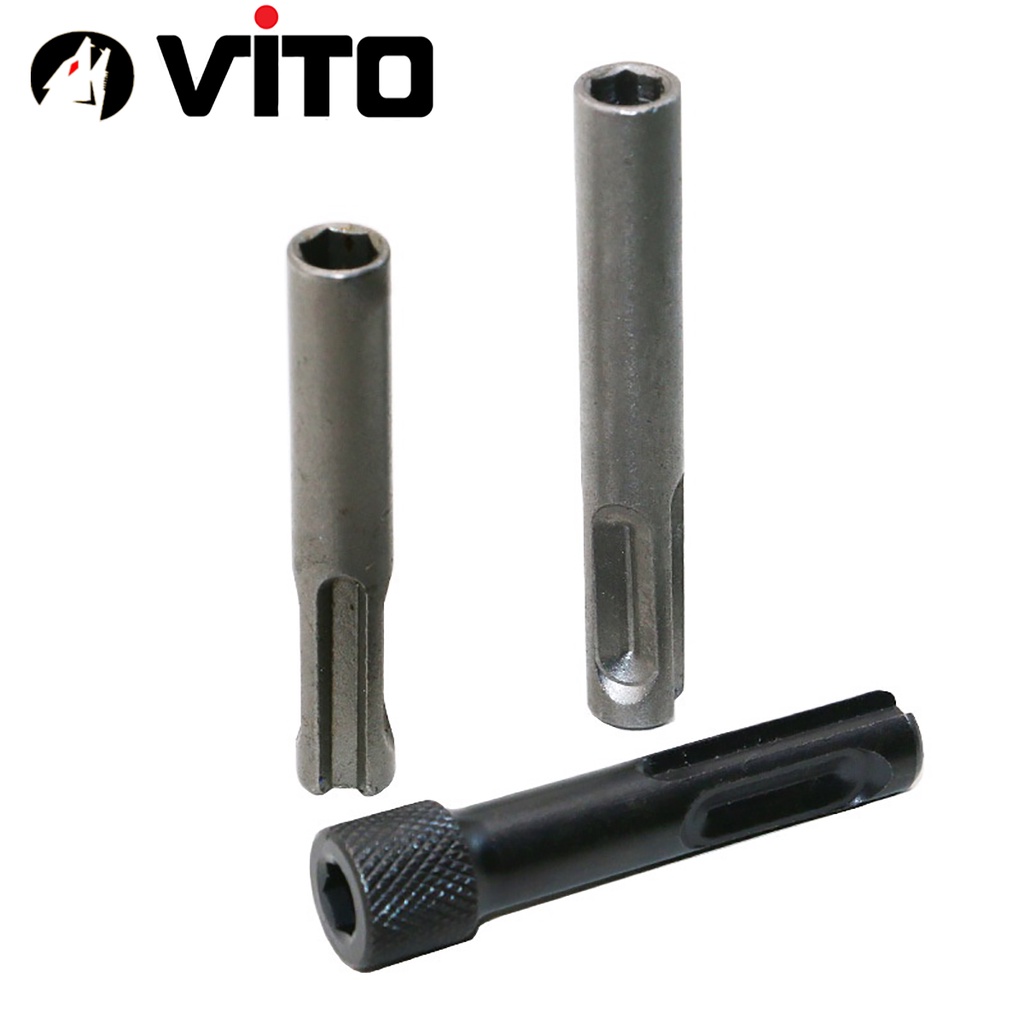 Đầu Chuyển Đổi Chân SDS Plus Máy Khoan Bê Tông Sang Chân Lục Giác 6.35mm Bắn Vít VITO