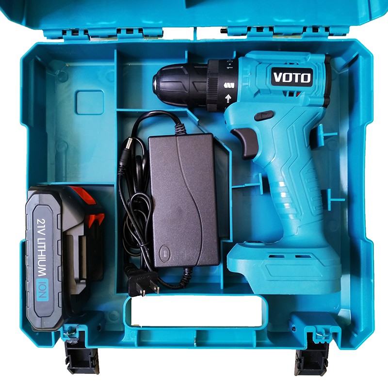 Máy Khoan VOTO 21V Động Cơ Không Chổi Than Đầu Kẹp 10mm