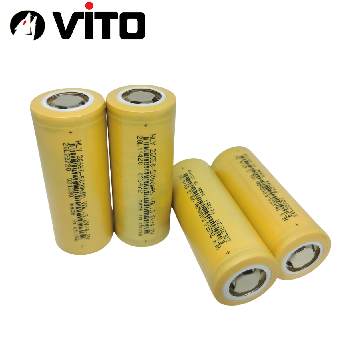 Cell Pin 26650 VITO Dung Lượng 4000Mah - 5000mAh - 5500mAh 5C (Xả 20A) VITO - Hàng Mới 100%