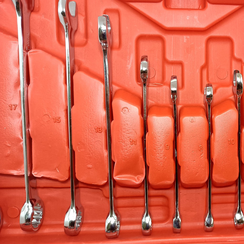 Hộp Dụng Cụ 37 Chi Tiết Cờ Lê, Khẩu Bulong VITO Thép CR-V Cao Cấp Chuyên Dụng Sửa Oto, Xe Máy