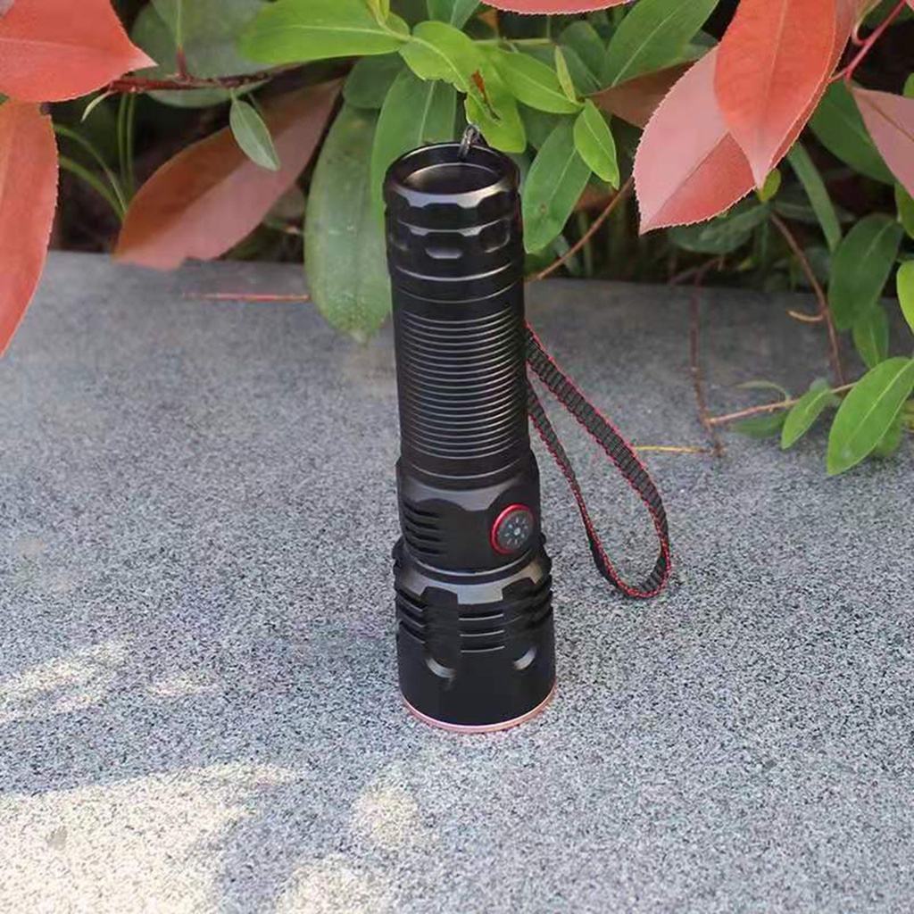 Đèn Pin Siêu Sáng LED P50 Có Cổng Sạc Điện Thoại Dùng Pin 26650/18650 Tích Hợp Sạc Thân