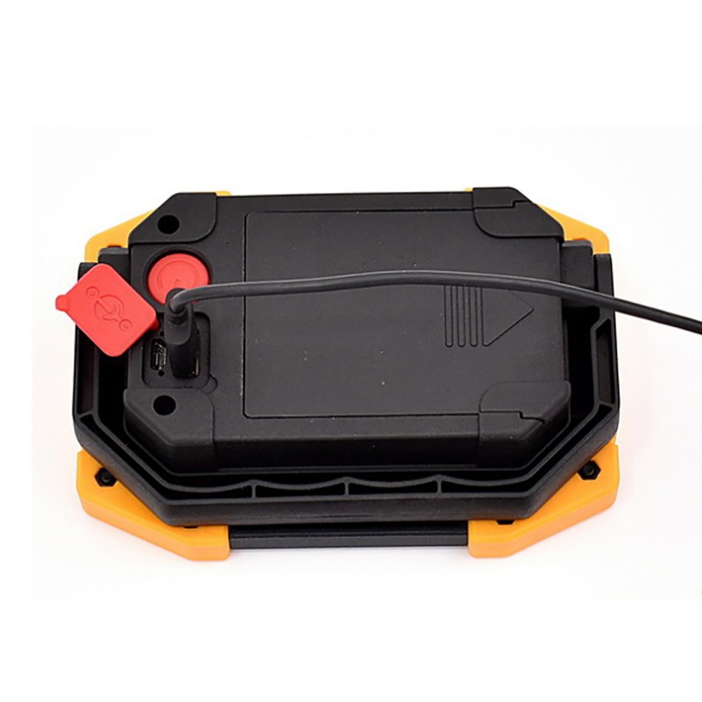 Đèn Pin 2 LED COB, Có Cổng Sạc Điện Thoại, Sử Dụng Pin 18650/AA