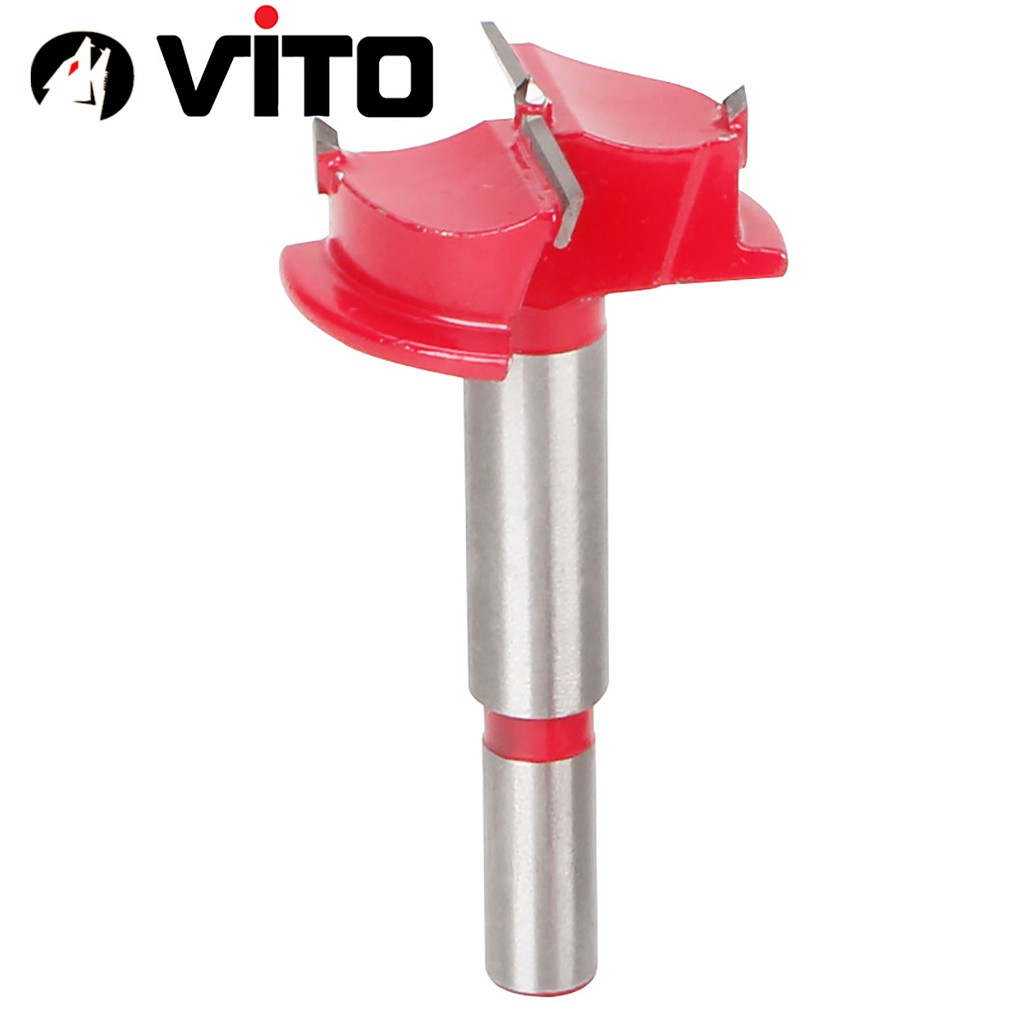 Mũi Khoan Khoét Gỗ Bản Lề Bật 35mm VITO Có Gờ Giới Hạn Độ Sâu