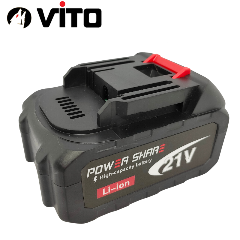 Pin Sạc 21V 10 Cell Dung Lượng 3000mAh Chân Pin MAKITA 40MM VITO Có Đèn Báo Pin Dùng Máy Khoan, Máy Siết Bulong, Máy Mài