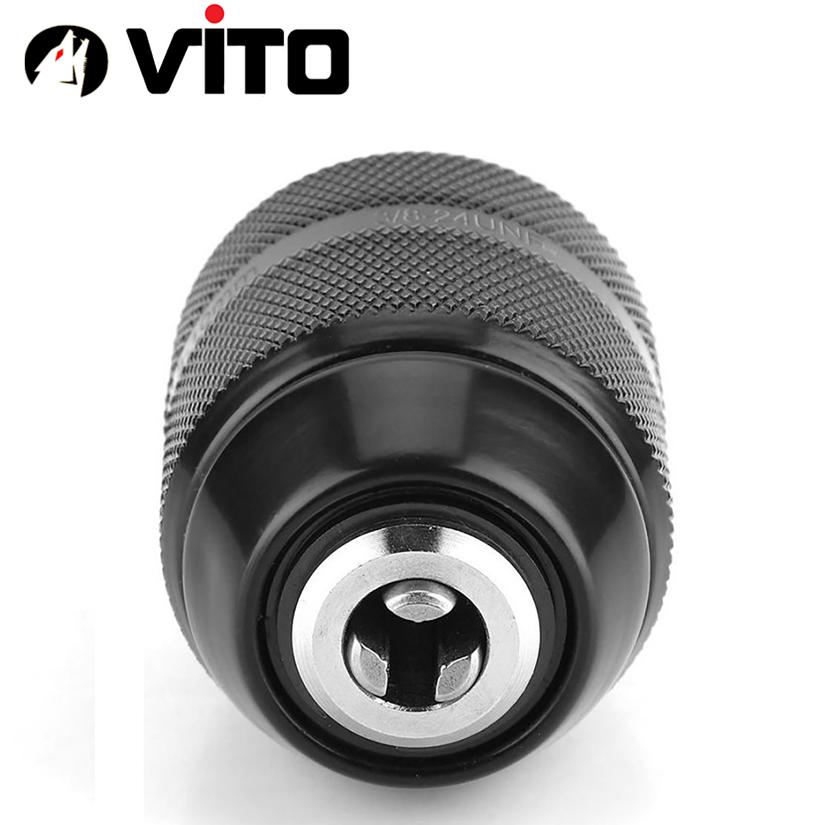 Đầu Măng Ranh Kẹp Mũi Khoan 0.8-10mm 3/8"-24UNF VITO Thay Thế Máy Khoan Pin