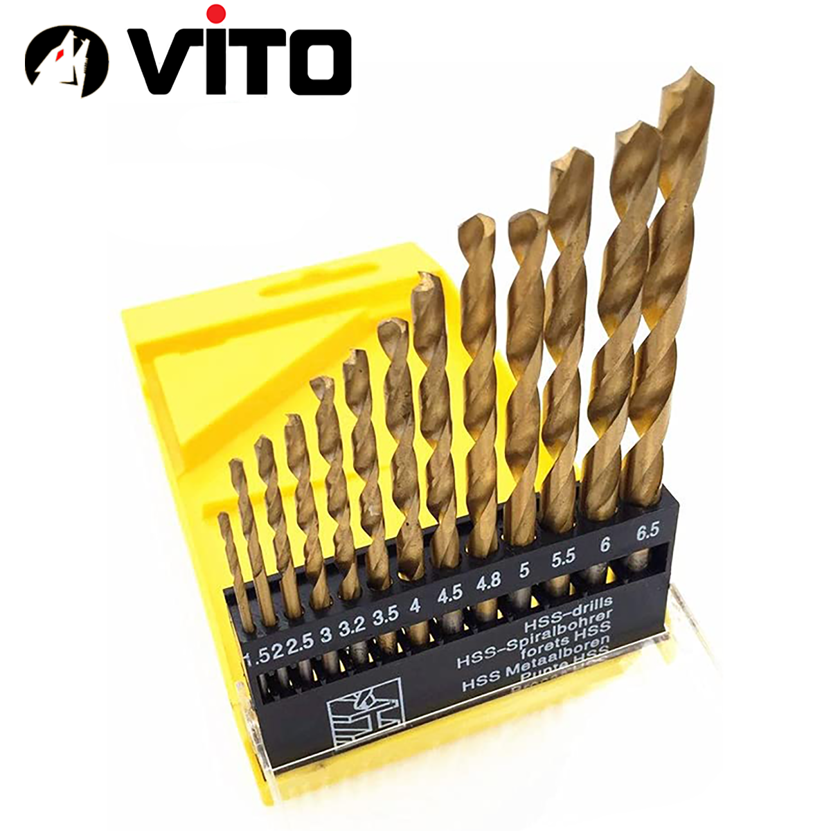Bộ Mũi Khoan Xoắn Chân Tròn Thép Gió HSS Có Hộp Đựng (Chọn Phân Loại)