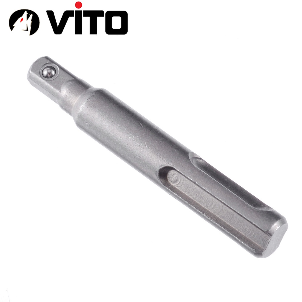 Set 3 Đầu Chuyển Chân SDS Plus Máy Khoan Bê Tông Sang Đầu Bulong 1/4" 3/8" 1/2" VITO
