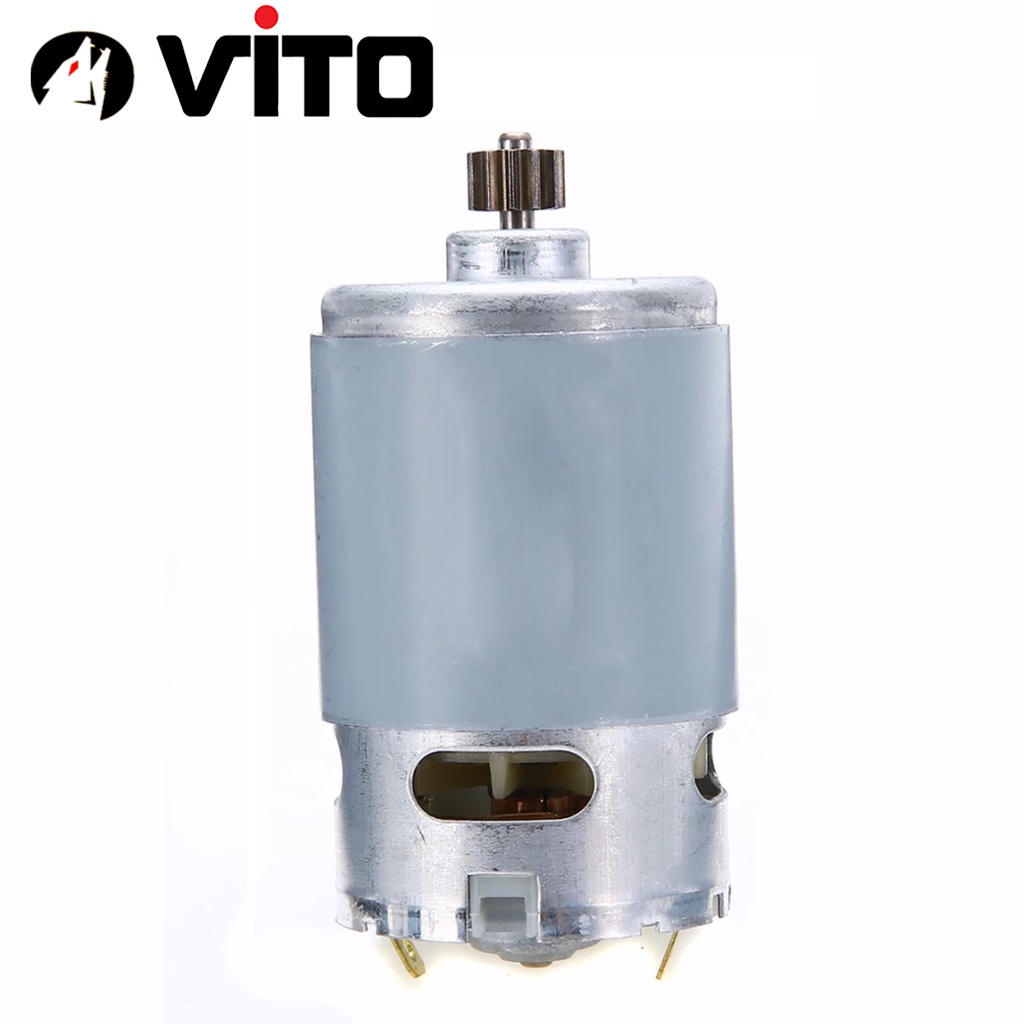 Động Cơ DC RS 550 12V 9/11/12 Răng VITO Motor Thay Thế Máy Khoan Pin