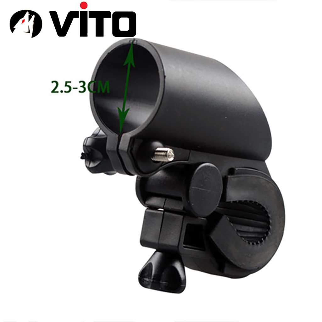 Giá Kẹp Đèn Pin Gắn Ghi Đông, Tay Lái Xe Đạp VITO