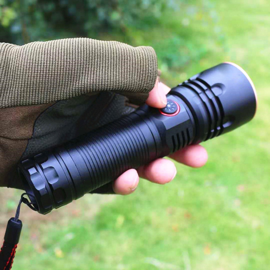 Đèn Pin Siêu Sáng LED P50 Có Cổng Sạc Điện Thoại Dùng Pin 26650/18650 Tích Hợp Sạc Thân