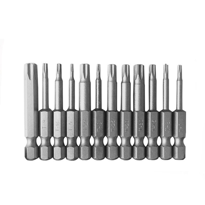 Bộ Mũi Vít Hoa Thị Có Lỗ Chân Lục Giác VITO Thép S2 Nhiều Kích Thước