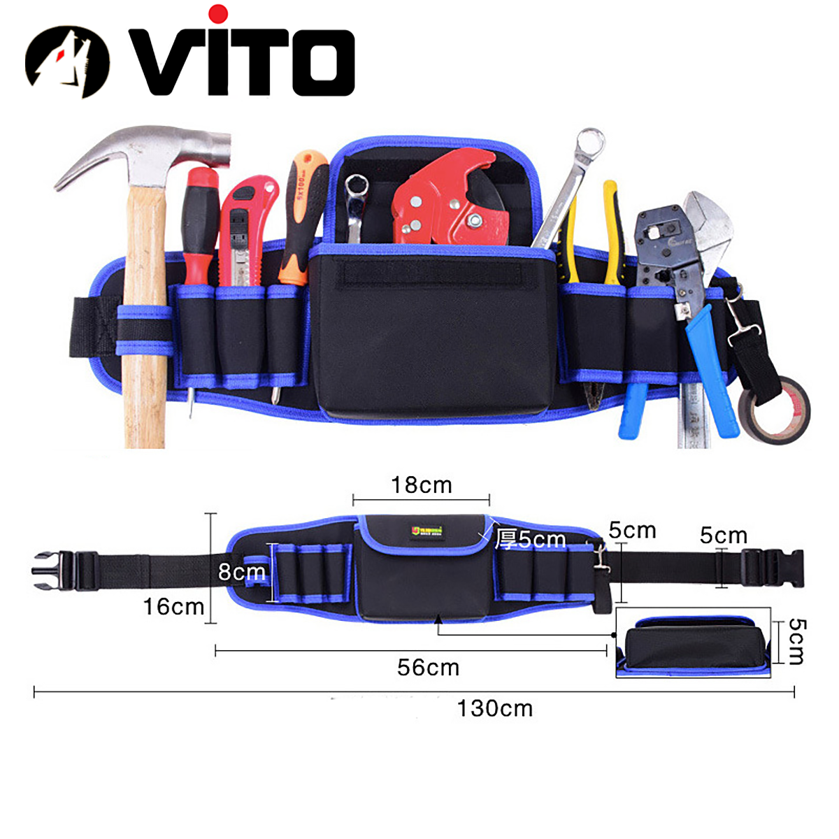 Túi Đựng Đồ Nghề Đeo Hông VITO Chắc Chắn - Mẫu 2