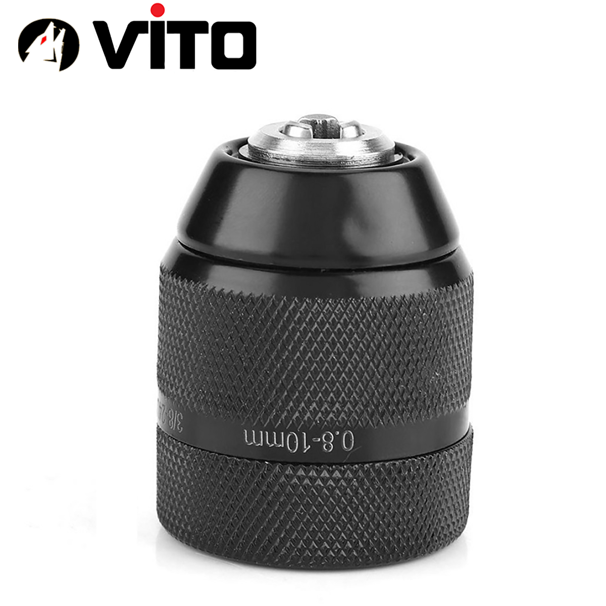 Đầu Măng Ranh Kẹp Mũi Khoan 0.8-10mm 3/8"-24UNF VITO Thay Thế Máy Khoan Pin