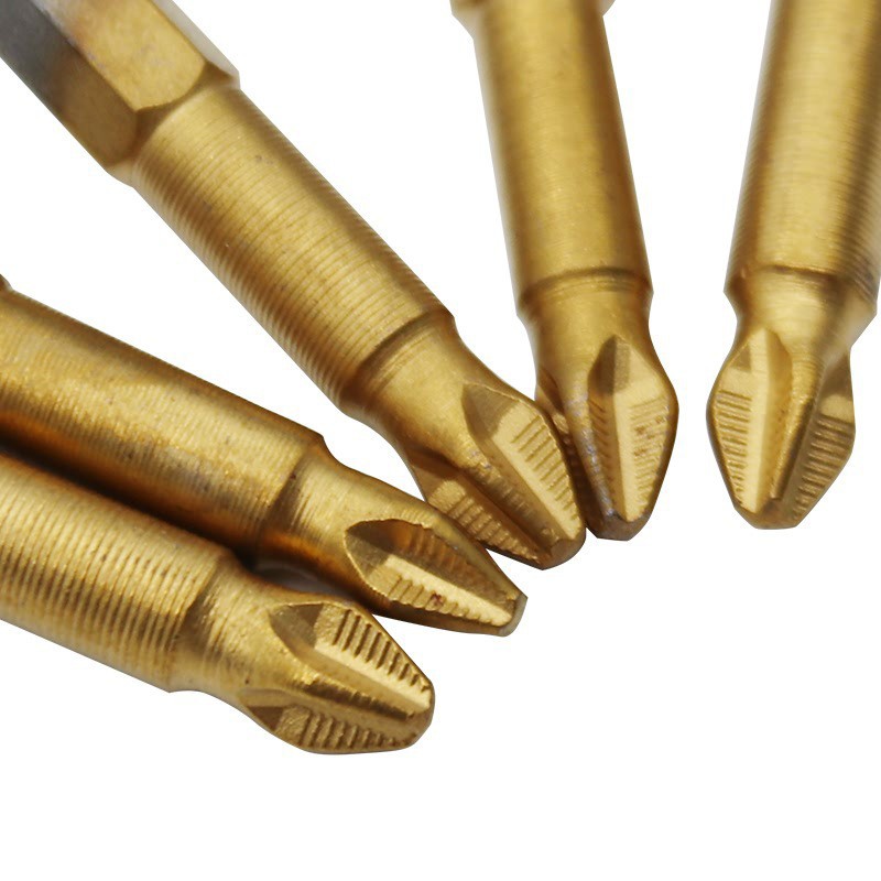 Bộ Mũi Vít PH2 Thép S2 VITO Mạ Titanium Chống Trượt Chuyên Dụng