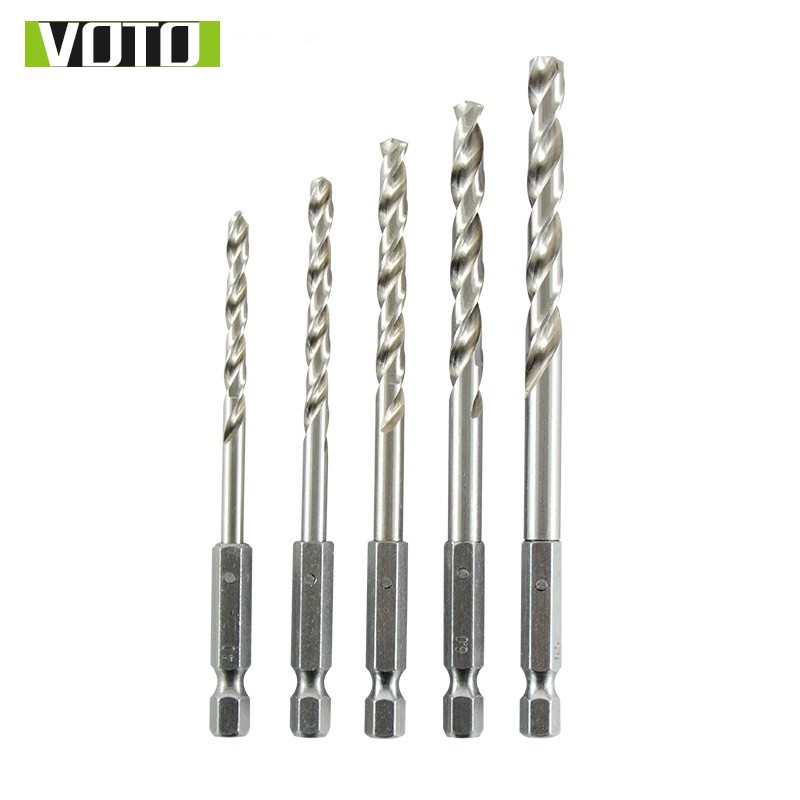 Mũi Khoan Xoắn Thép HSS Co 5% Cobalt Khoan Sắt Thép Chân Lục Giác