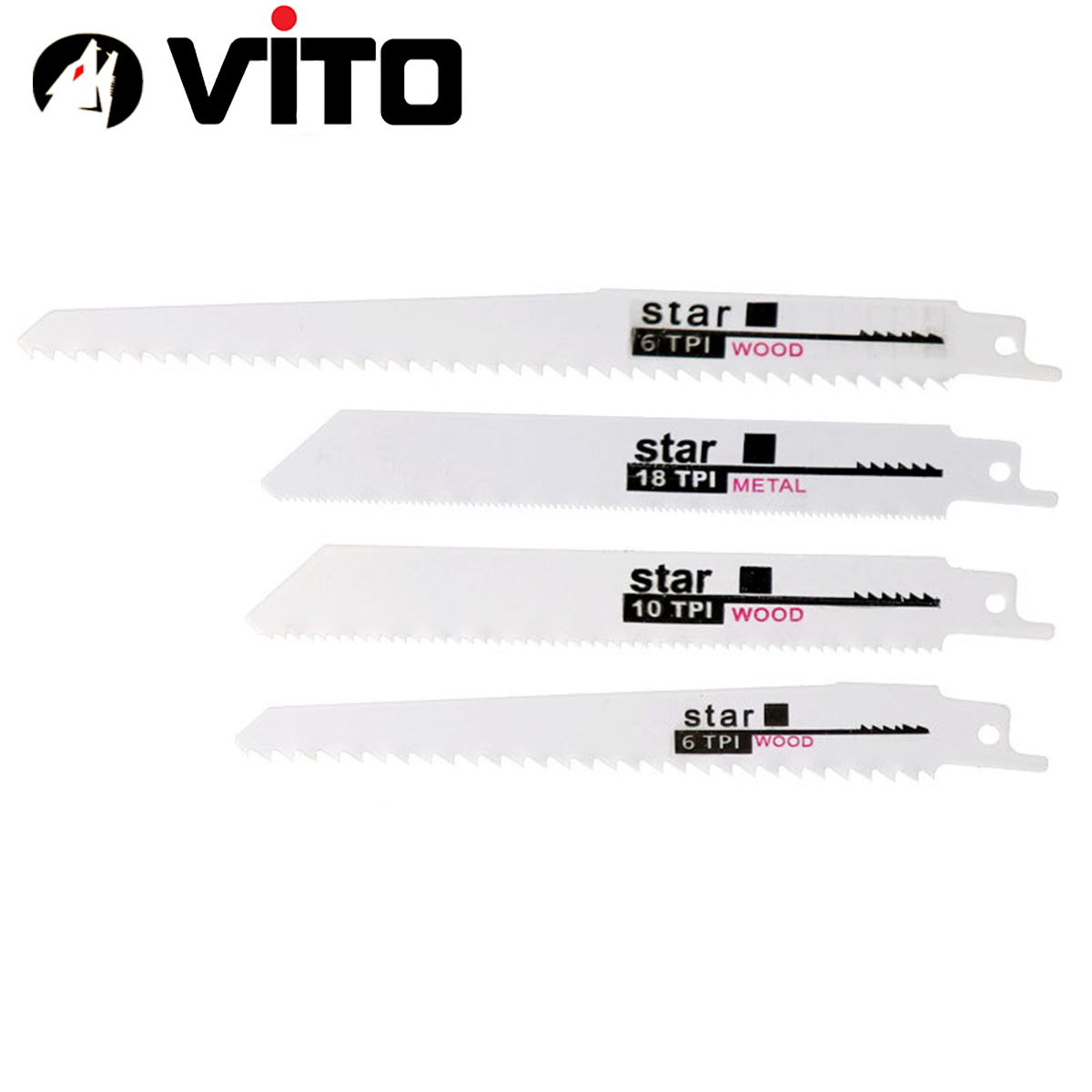 Bộ 10 Lưỡi Cưa Kiếm Đa Năng VITO Cưa Gỗ Và Kim Loại Mềm