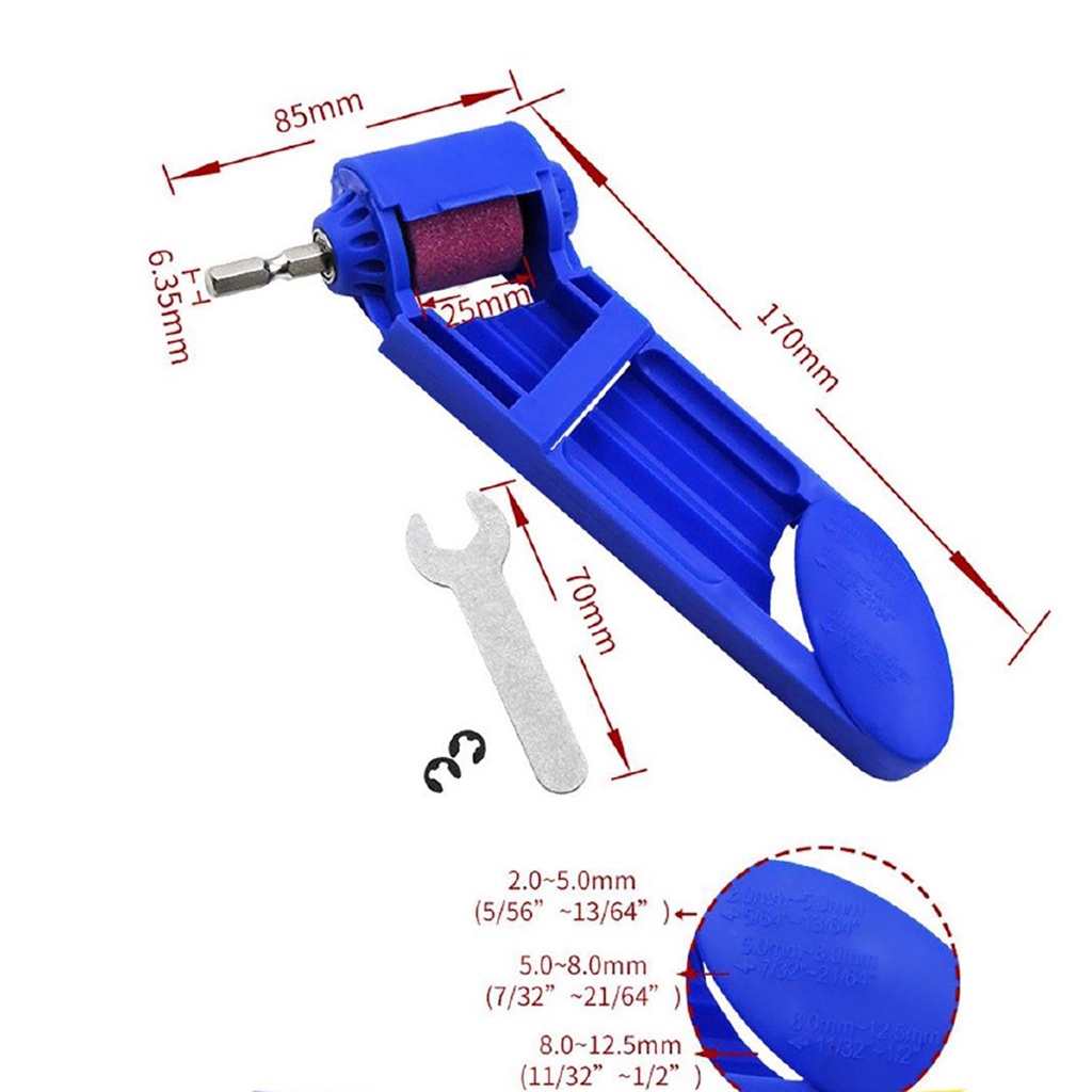 Dụng Cụ Mài Mũi Khoan Cầm Tay Kích Thước 2-12.5mm VITO Chuôi Lục Giác