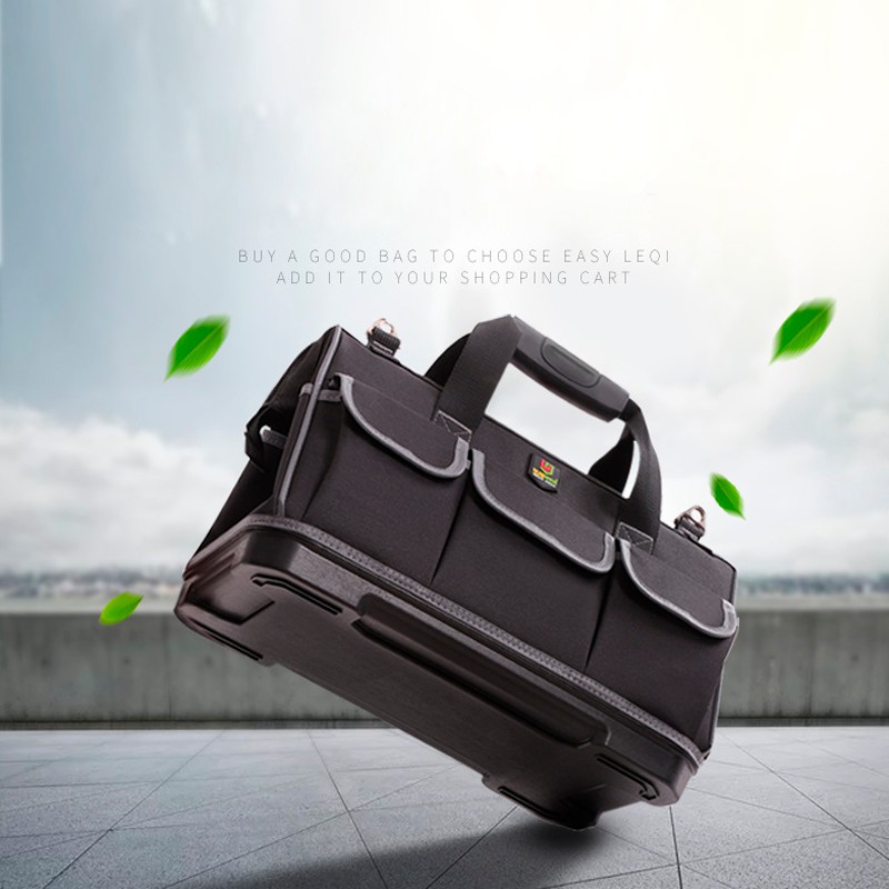 Túi Đựng Đồ Nghề Đế Nhựa Chịu Lực Chống Thấm Siêu Bền Giỏ Xách Dụng Cụ Đáy Cứng