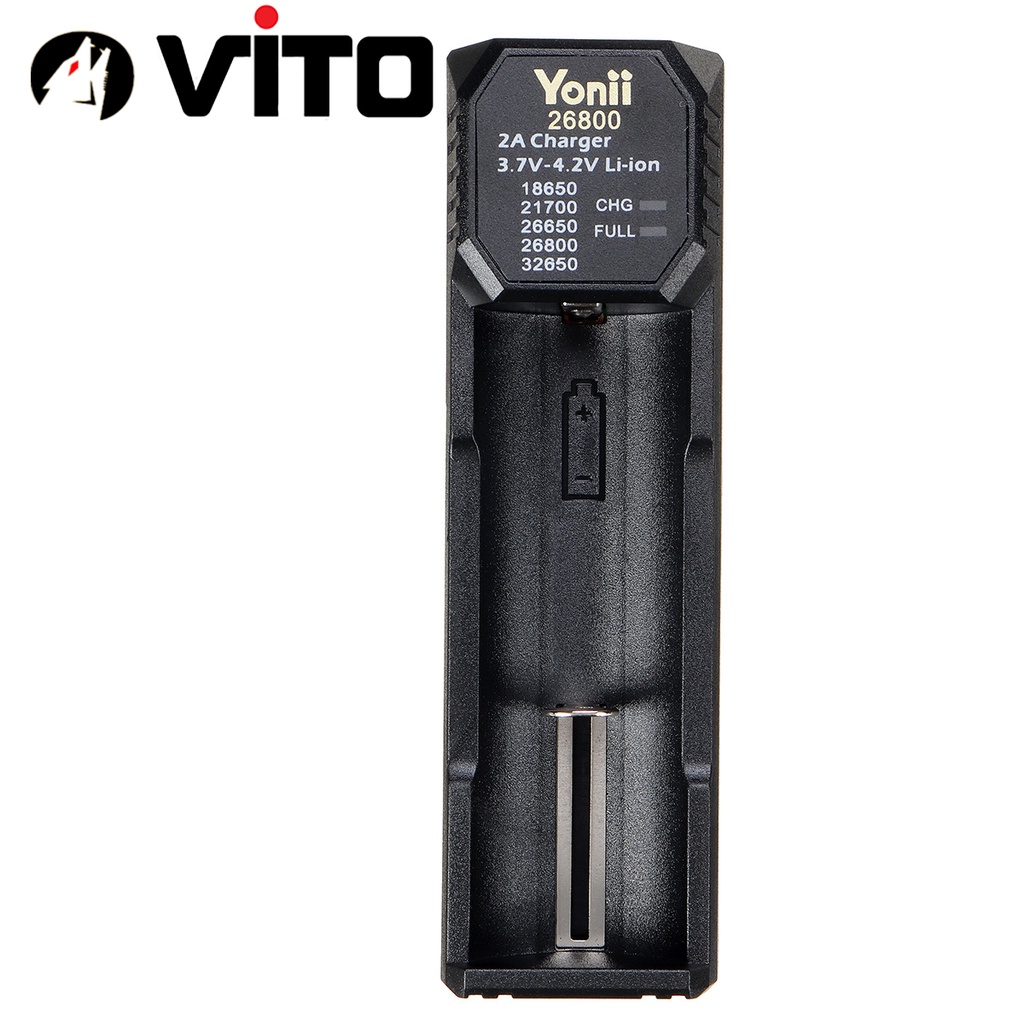 Sạc Pin Yonii C2000 Lithium 26800/32650/26650/21700/18650 MicroUSB 2A 3.6v 3.7v 4.2v