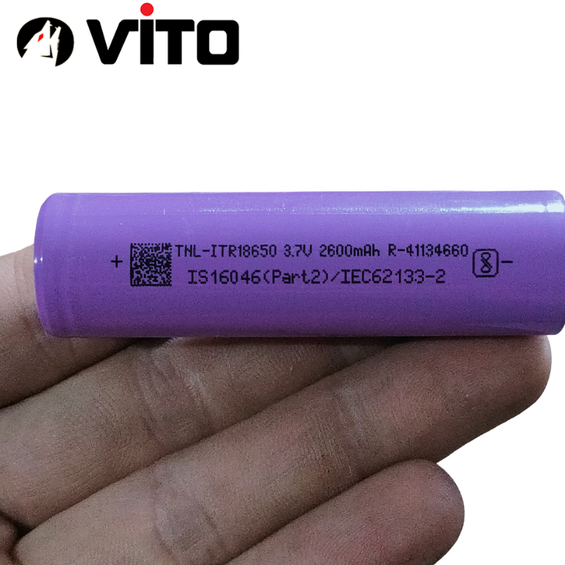 [01 Viên] Cell Pin 18650 Dung Lượng 2600mAh 5C (Xả 10A) VITO - Hàng Mới 100%