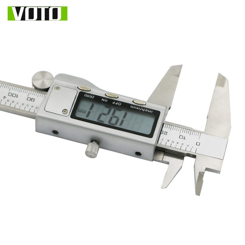 Thước Kẹp Điện Tử Thép Không Gỉ Dài 150mm Đa Năng Hộp Nhựa